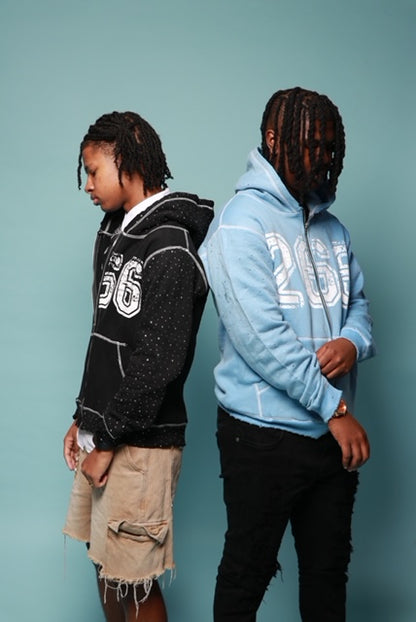 ChaseMoneyOnly Black "266" Zip ups